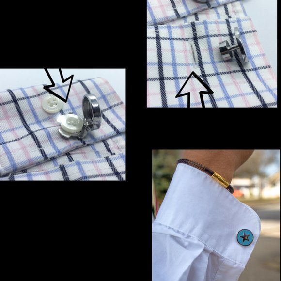 Magnetic Cufflinks - Custom for any shirt - Picture 4 of 4